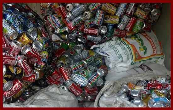 Baled aluminum used beverage cans (UBC) scrap