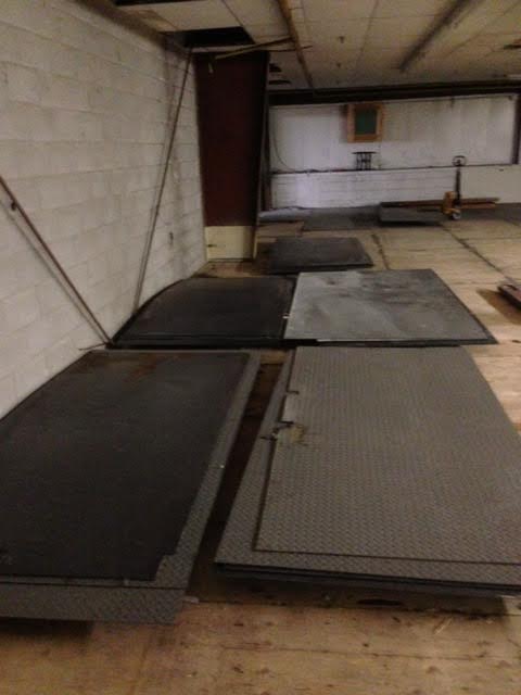 Diamond pattern steel plates
