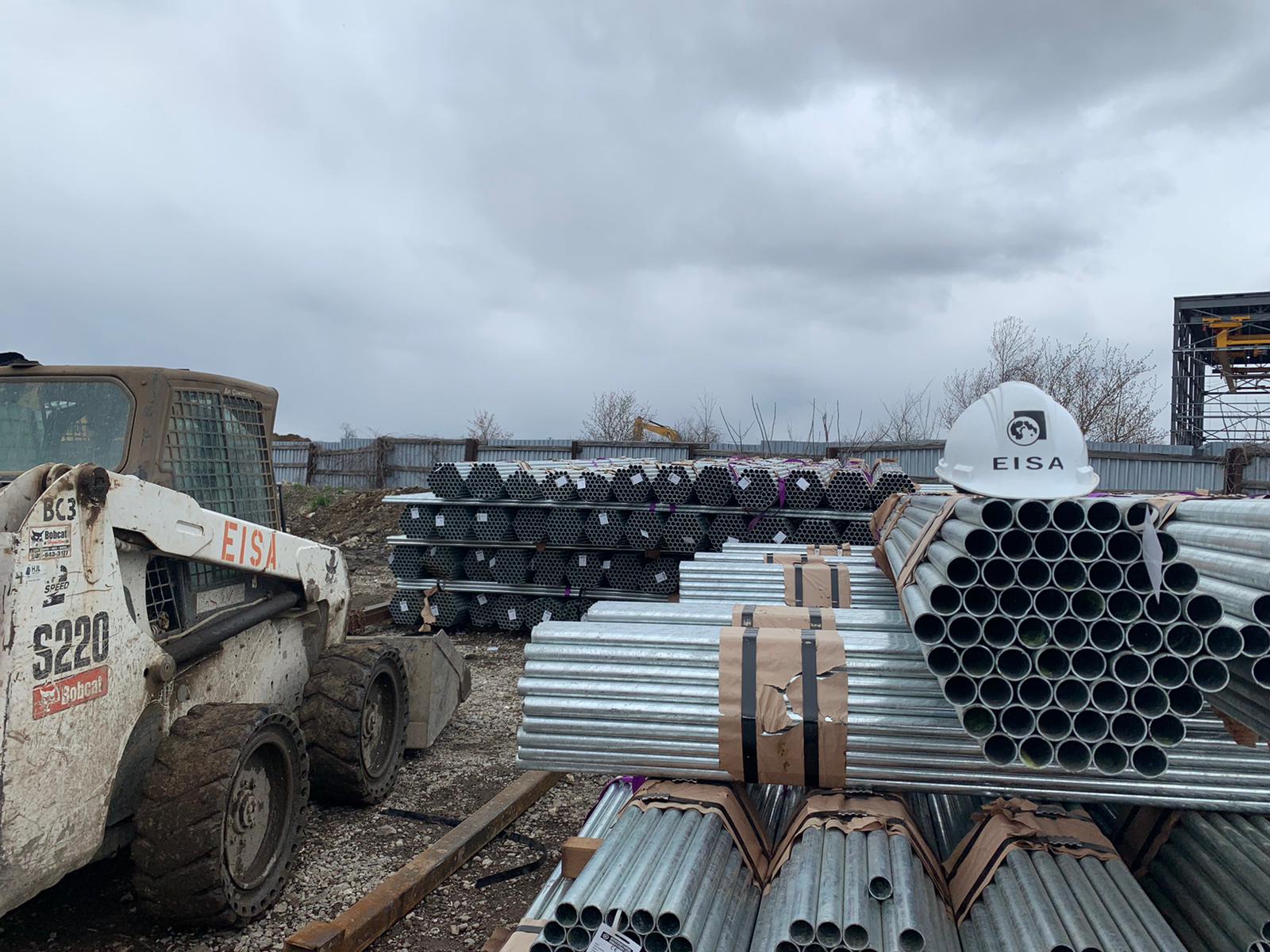 Galvanized ERW steel pipes