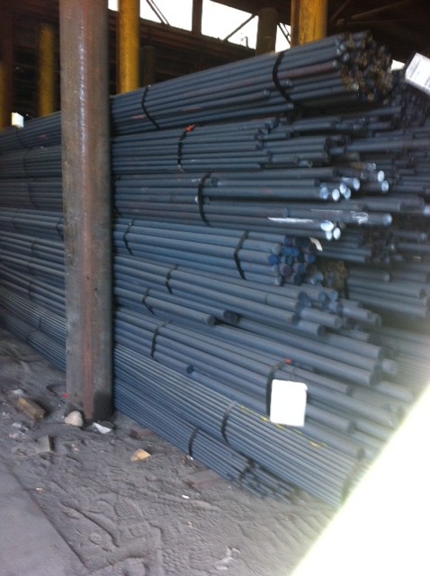 Hot rolled black steel bars