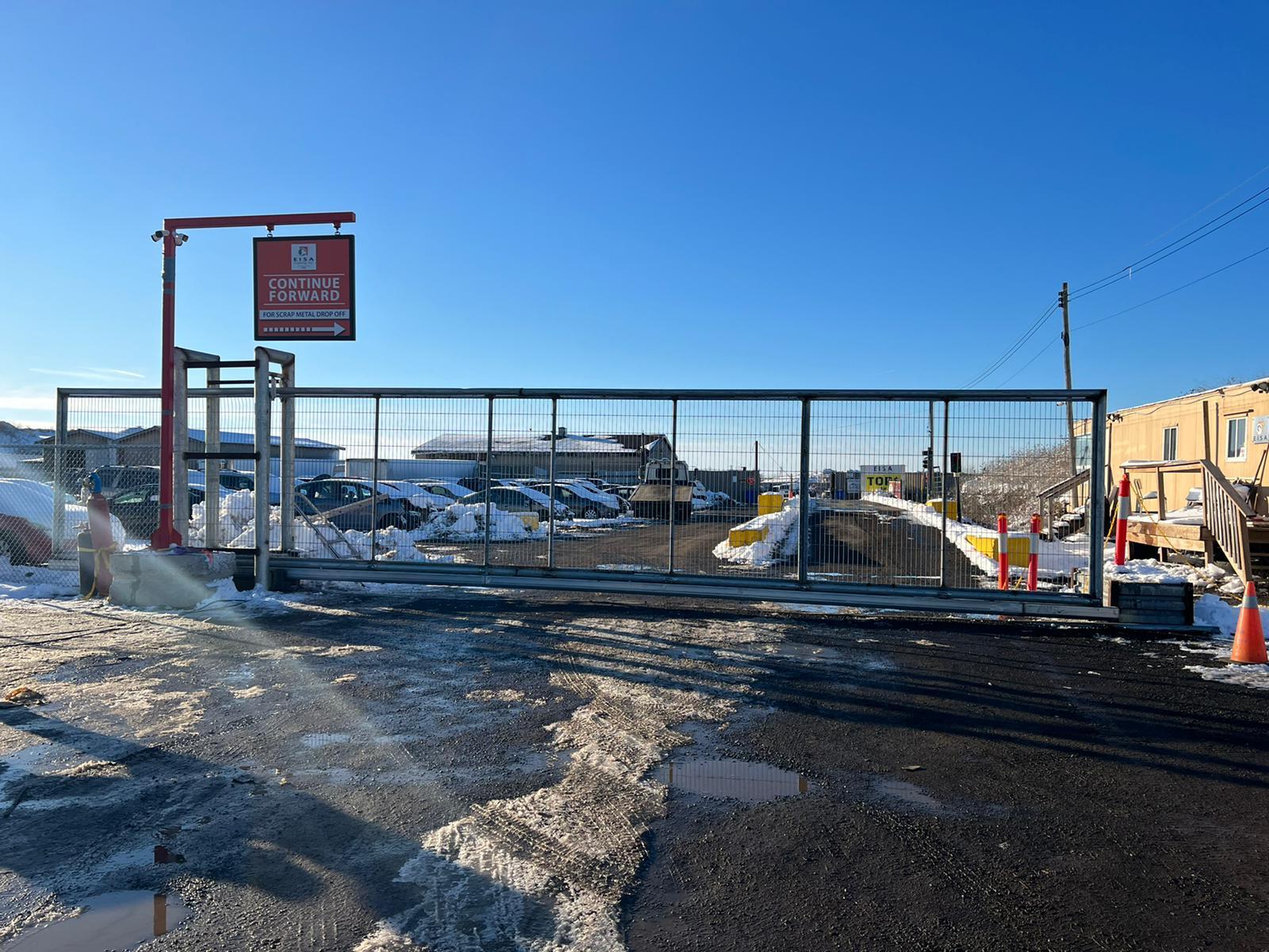 Eisa Trading Inc. yard entrance